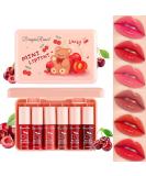 6 Colors Cherry Lip Tint Stain Set - Long Lasting Korean Lip Stain & Cheek Tint - Waterproof Velvet Lip Gloss - Non-Sticky & Transfer-Proof - Buy Online on GoSupps.com