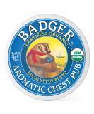 Badger Organic Chest Rub with Eucalyptus & Mint - 0.75 oz | Soothing Relief - Buy Online on GoSupps.com