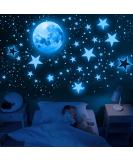 Glow in The Dark Stickers Luminous Dots Stars and Moon DIY Wall Stickers for Ceiling Or Wall Decoration Wall Stickers for Kids Room Nursery Bedroom Living Room Decor (1109 PCS) 1109pcs WallStickers - Buy Online on GoSupps.com