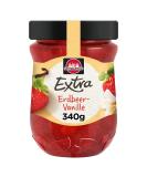 Schwartau Extra Strawberry-Vanilla jam 340g - Buy Online on GoSupps.com