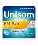 Unisom PM Pain Nighttime Sleep-Aid with Acetaminophen & Diphenhydramine HCI - 30 Caplets - Buy Online on GoSupps.com