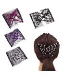 ZKSXOA Hair Comb with Elastic Pearls - 4 Piece Stretchy Hair Accessories for Women & Girls - Buy Online on GoSupps.com
