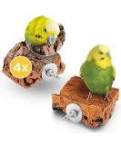 Vogelgaleria 4x Cork Picking Stones for Birds Premium Budgie Accessories | Natural Alternative to Limestone & Sepia Shell - Buy Online on GoSupps.com