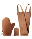 CeleCily 3-in-1 Self Tanning Mitt Applicator for Sunless Tanner - Ultra Soft Glove with Thumb for Spray Tan - 3 Pack - Buy Online on GoSupps.com