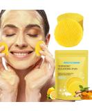 Turmeric Cleansing Pads - Gentle Exfoliating Cotton Pads for Acne Blemishes & Oily Skin - 40PCS | Balance Skin Oil & Refresh Dull Complexion - Buy Online on GoSupps.com