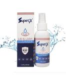 Superox Eyelid and Eyelash Cleanser - Hypochlorous Acid Spray for Irritation, Styes, Blepharitis - 100ml - Buy Online on GoSupps.com