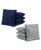 Tailgating Pros Cornhole Bags - Set of 8 Regulation Size Corn Hole Bags in Navy/Grey- 25 Colors Available - Buy Online on GoSupps.com