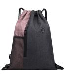 Livacasa gym bag with zippers interior pocket sports bag hipster gym bag lined backpack with adjustable tunnel pull gymnasium gymnast for women men unit size pink - Buy Online on GoSupps.com