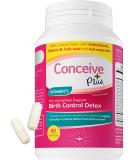 CONCEIVE PLUS Birth Control Detox Supplement - Prenatal Vitamins for Women | Hormone Balance & Ovarian Health | Essential for Conception | 60 Capsules - Buy Online on GoSupps.com