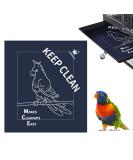 Bird Cage Liners Parrot Cage Liners 50pcs Disposable Cage Liners for Birds Non-Woven Pre-cut Large Bird Cage Liners For Parrot Parakeet Conure Cockatiel Bird Cage Paper Liners 20 x 18 inch Blue 50Pcs Blue - Buy Online on GoSupps.com