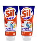 Buy SIL SAPTIL Universal Stain Remover - 2 x 200ml Travel Size for All Textiles | Turbo Effect for Stubborn Dirt - Buy Online on GoSupps.com