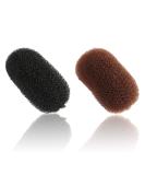 2 Pcs Charming Bump It Up Volume Inserts Hair Comb Do Beehive Hair Style Tool Hair Pads  Do Beehive Hair Base Styling Clip Accessories for Women Lady Girl (Black and Brown) A.Black and Brown - Buy Online on GoSupps.com