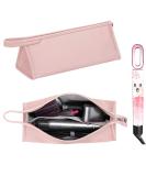 BAGCRAZY Pu Leather Travel Case Travel Case Compatible with Dyson Airwrap Styler Portable Waterproof Dyson Airwrap Travel Case Organizer Bag for Shark FlexStyle Attachments Storage Pink - Buy Online on GoSupps.com
