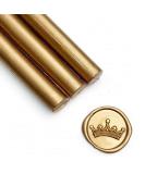 UNIQOOO Mailable Glue Gun Sealing Wax Sticks for Wax Seal Stamp - Metallic Antique Gold Great for Wedding Invitations Cards Envelopes Snail Mails Wine Packages Christmas Gift Ideas Pack of 8 - Buy Online on GoSupps.com