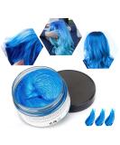 Buy Hair Wax Temporary Hair Color - Unisex Washable Plant Formula | 120g Blue - Vibrant & Natural Hair Dye - Buy Online on GoSupps.com