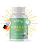 Buy Vitabay Vitamin D3 Depot 5000 I.E. - 500 Vegan Tablets | High Dose Vitamin D3 Capsules for Optimal Health - International Shipping Available - Buy Online on GoSupps.com