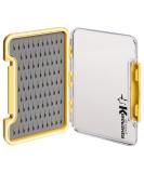 Kingfisher Slim Waterproof Fly Box Teardrop Silicone Insert Medium - 5.39 x 3.74 x 0.63 inches - Buy Online on GoSupps.com