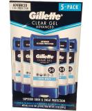 Gillette Advanced Clear Gel Antiperspirant Cool Wave 5 Pack - 19 Ounce - Buy Online on GoSupps.com