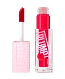 Maybelline Lifter Plump Lip Gloss - Long-Lasting Plump with Hyaluronic Acid and Chilli Pepper - Vegan Formula, Shade 004 Red Flag - Buy Online on GoSupps.com