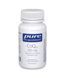 Pure Encapsulations CoQ10 120mg - Natural Fermented Bio-Identical Coenzyme Q10 - 30 Vegetarian Capsules - Buy Online on GoSupps.com