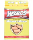 HEAROS Ultimate Softness Ear Plugs 28 Pair - Noise Reduction and Comfort | Shop Now - Buy Online on GoSupps.com