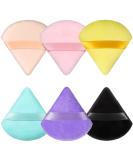 Pimoys 6-Piece Powder Puff Set - Soft Triangle Makeup Sponges for Face Powder & Foundation - Versatile Cosmetic Tools in Multiple Colors - Buy Online on GoSupps.com