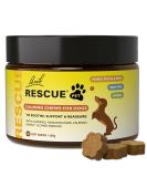 Rescue Natural Dog Calming Chews with Calming Botanicals to Sooth Support and Reassure Calming Dog Treats Ideal for Separation Fireworks Storms Travel - Buy Online on GoSupps.com