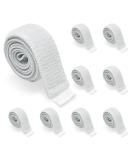 EUPSIIU 8 Pcs Fix Leg Bag Straps Urine Drainage Bag Strap Catheter Fix Leg Strap Fixation Tapes Velcro Strap Catheter Tube Holder Catheter Leg Strap for Incontinence Urine Bag (White) - Buy Online on GoSupps.com