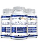Research Verified Gas & Bloating Relief - Vegan Artichoke Ginger & Peppermint Powder - 180 Capsules (Pack of 3 - Buy Online on GoSupps.com