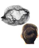 Invisible Elastic Edge Hair Networks for Women & Girls - 10 Pack 50.8 cm | Ideal for Buns Ballet & Dance - Black - Buy Online on GoSupps.com