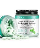 150P Toothpaste Tablets - Nano Hydroxyapatite Travel-Friendly Sensitive Toothpaste Bites for Kids & Adults Spearmint Flavor - Buy Online on GoSupps.com