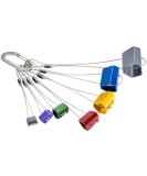 Black Diamond Wired Hexentric Nut Set #4-10 - Multi-Color Climbing Gear - Buy Online on GoSupps.com