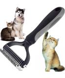 LAADI Deshedding Tool & Pet Grooming Brush for Dogs Cat Black - Dog Dematting tool Groomi Tool for Dogs Cats Dog Rake for Grooming Dog Deshedding Brush Dog Grooming Comb Removes Loose Undercoat - Buy Online on GoSupps.com