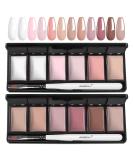 AIMEILI Hema Free Solid Gel Nail Polish 12 Colours Solid Nail Gel UV LED Soak Off White Pink Solid Cream Gel Polish Set 2 KIT002 - Buy Online on GoSupps.com