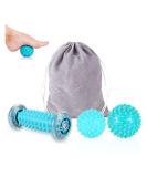 Unideal Hedgehog Massage Balls Set | Premium Foot Massage Scooter for Plantar Fasciitis Relief & Relaxation | Carrying Bag Included - Buy Online on GoSupps.com