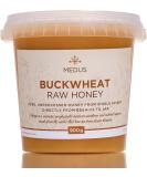 Earthbreath Buckwheat & Summer Blossom Raw Honey 900g - Pure Dark Unheated Unpasteurised & Unfiltered - Natural Sweetener for Cooking & Drinks - Buy Online on GoSupps.com