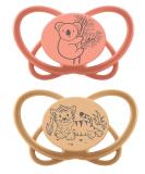 Buy Nip Butterfly Pacifier - Skin-Friendly BPA-Free Soft & Flexible Extra Light Sustainable for 16-32 Months - Orange Size 3 - Buy Online on GoSupps.com