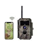 Follow WLAN Wild Camera 24MP 1296P - Wireless Night Vision 23m Range IP66 Waterproof 0.3s Trigger Speed for Wildlife Tracking - Buy Online on GoSupps.com