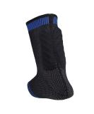 Large Black/Blue Achilles Sleeve with Dual Gel Compression Strips - Support and Protection - Buy Online on GoSupps.com