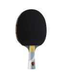 JOOLA Omega Strata Table Tennis Racket - Tournament Level Ping Pong Paddle with Flared Handle and Vizon Rubber - Light Blue - Buy Online on GoSupps.com