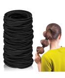 Hanyousheng 100 pieces of hair tie girl black hair tie without metal small elastic hair bands for ponytail holder for thick heavy and curly hair for women girls - Buy Online on GoSupps.com