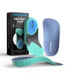 Plantar Fasciitis Inserts for Heel Pain - Kimihome Arch Support for Women & Men | Orthotic Cushions for Flat Feet Heel Spur & Achilles Tendinitis - Sizes 6-10 Women 6-8 Men - Buy Online on GoSupps.com