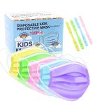 Rasav Kids Disposable Face Masks 100Pcs 3 Ply Kids Masks Disposable Breathable Colorful Cute Face masks for Children Girls & Boys - Buy Online on GoSupps.com