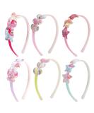Fishdown Girls Glitter Headbands - 6Pcs Toddler Sequin Non-slip Hair Bands for Kids, Multicolor - Buy Online on GoSupps.com