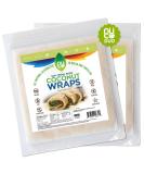 NUCO All Natural Coconut Wraps - Original Flavor - 20 Total Wraps (2 Pack) for Healthy Meals - Buy Online on GoSupps.com