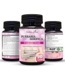 Pueraria Mirifica Capsules 5000mg - Natural Breast Enhancement Pills for Women - Breast Enlargement Pills - Breast Growth, Vaginal Health, Menopause Relief, Skin & Hair Health 90 Vegetarian Capsules - Buy Online on GoSupps.com