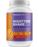 TransformHQ Nighttime Shake | Sleep + Protein Blend | Caramel Apple Pie Flavor | 28 Servings | International Shipping Available - Buy Online on GoSupps.com