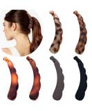 6 Pieces Large Banana Hair Clips for Women Ponytail Holder Banana Clips for Fine Thick Hair 6 Multi Colors C - Buy Online on GoSupps.com