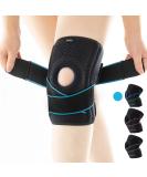 Doufurt Knee Brace for Meniscus Tear ACL MCL Injury Recovery - Adjustable Support for Men and Women - Large Size - Blue & Black - Buy Online on GoSupps.com