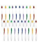DecorRack 30-Count Disposable Manual Toothbrush Pack - Ideal for Travel, Hotel, Camping - BPA-Free Plastic, Single-Use Tooth Brush for Detailing and Cleaning - Buy Online on GoSupps.com
